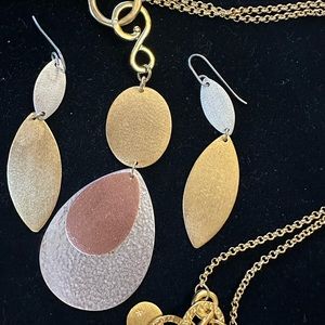 Stephanie Kantis necklace and earrings set